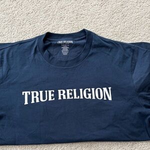 True Religion Blue Short Sleeve Tee